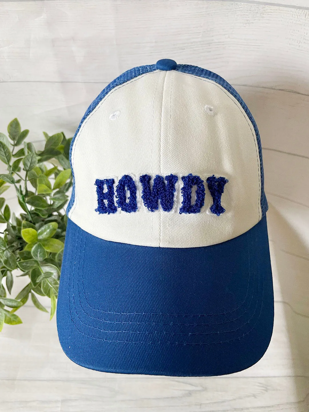 HOWDY Trucker Hat /Chenille letters  hat