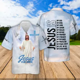 Jesus Is My Savior Peace Hawaiian Shirts - Religious Hawaiian Shirts - Hawaiian Christian For Men Women