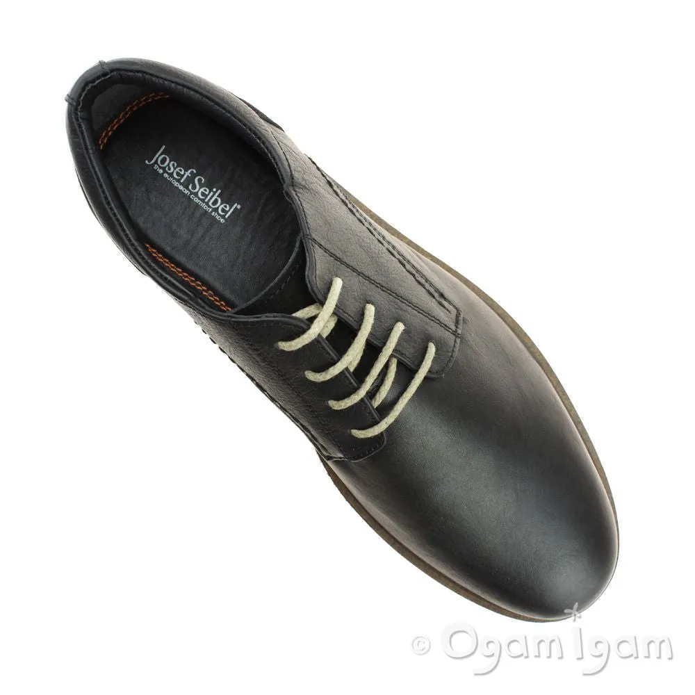 Josef Seibel Stanley 04 Mens Black Shoe