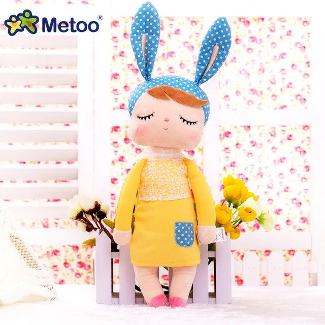 Kawaii Plush Stuffed Animal Cartoon Kids Toys for Girls Children Baby Birthday Christmas Gift Angela Rabbit Girl Metoo Doll