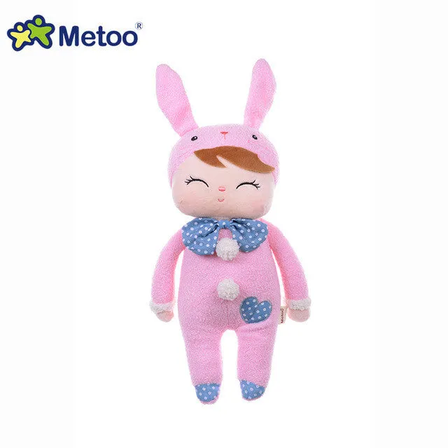 Kawaii Plush Stuffed Animal Cartoon Kids Toys for Girls Children Baby Birthday Christmas Gift Angela Rabbit Girl Metoo Doll