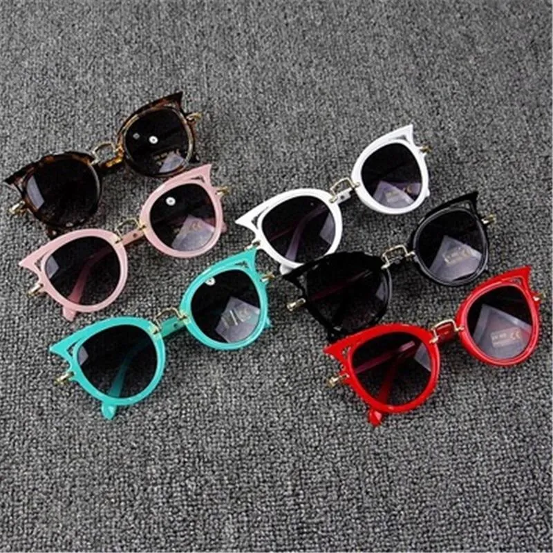 Kids Unisex Cat Eye Design Stylish Sunglasses