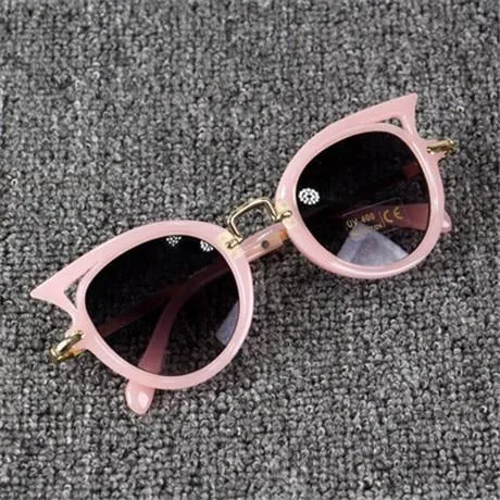 Kids Unisex Cat Eye Design Stylish Sunglasses