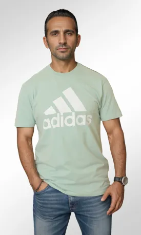 Men T-shirt Adidas (Mint-Big Logo Print)