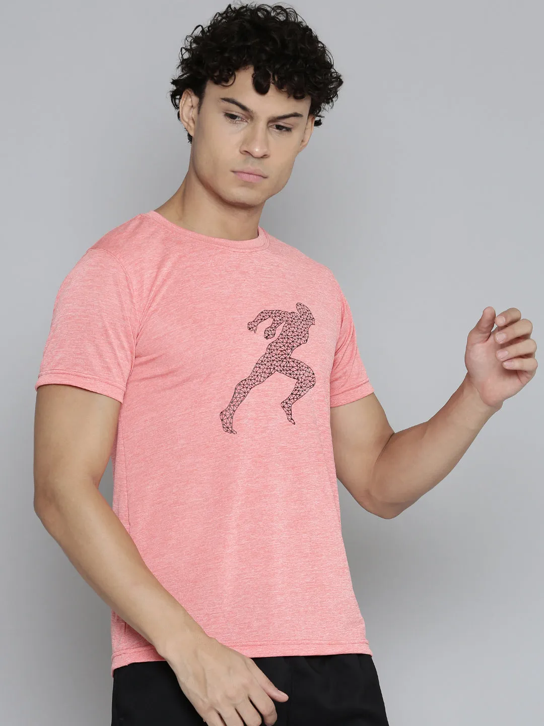 Men’s Max Performance Dry Fit T-shirt (Peach)