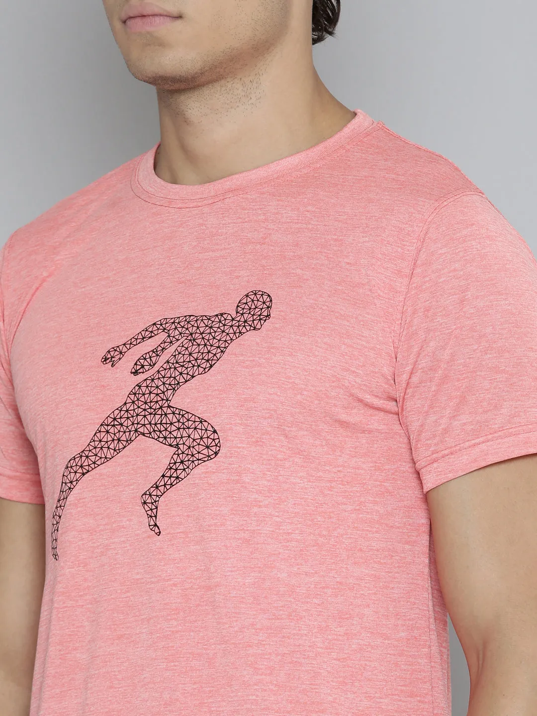 Men’s Max Performance Dry Fit T-shirt (Peach)