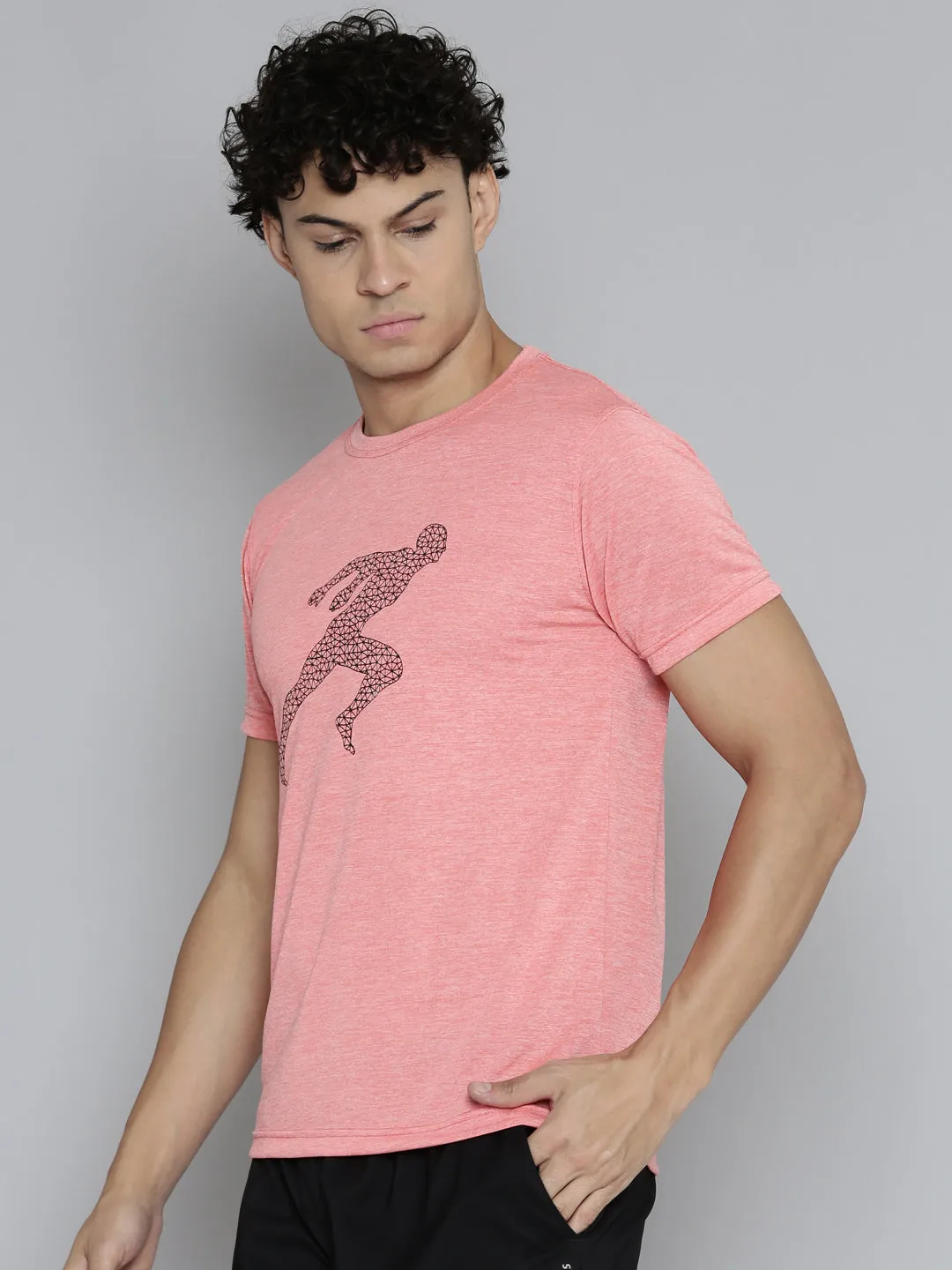 Men’s Max Performance Dry Fit T-shirt (Peach)