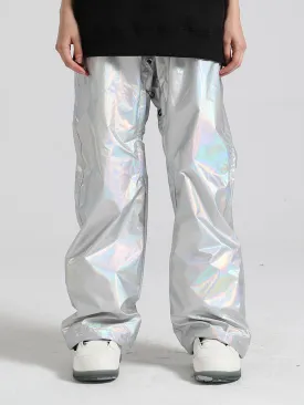 Men's Silver Dazzling Ski Pants