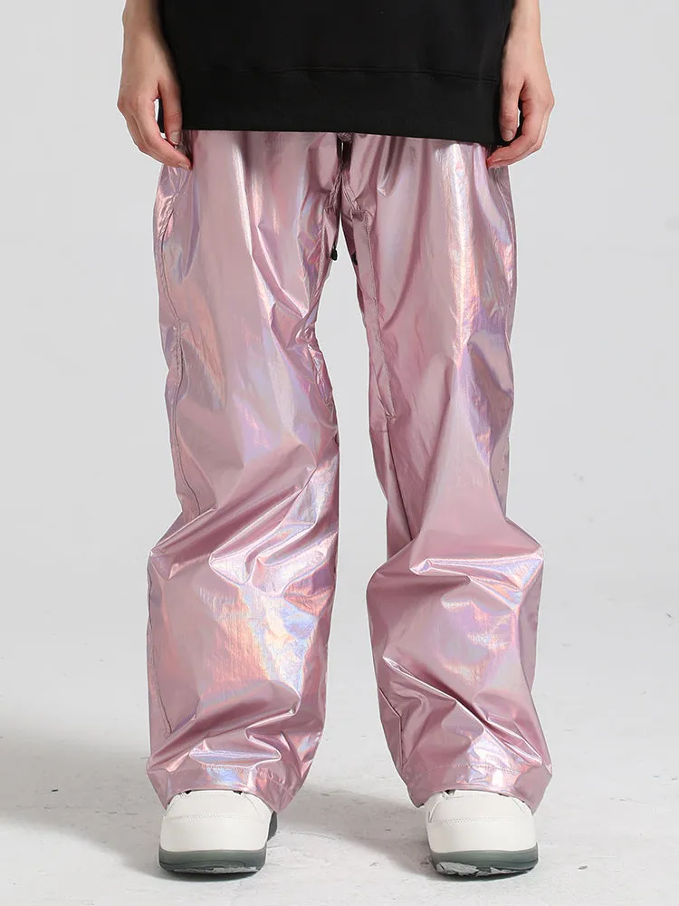 Men's Silver Dazzling Ski Pants