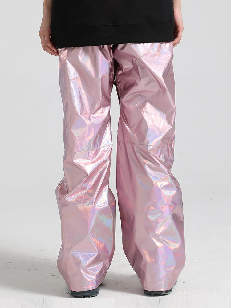 Men's Silver Dazzling Ski Pants