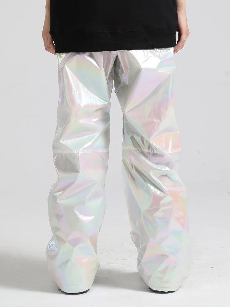 Men's Silver Dazzling Ski Pants