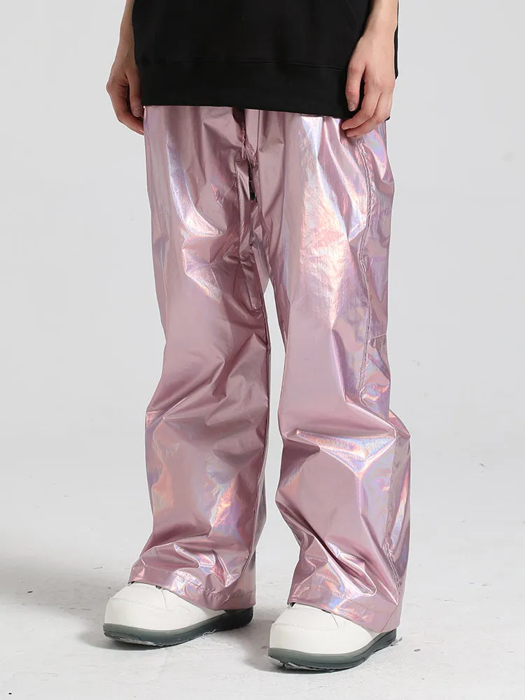 Men's Silver Dazzling Ski Pants