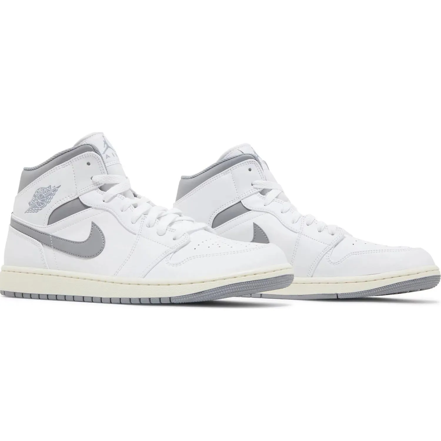 Nike Air Jordan 1 Mid, white/gray