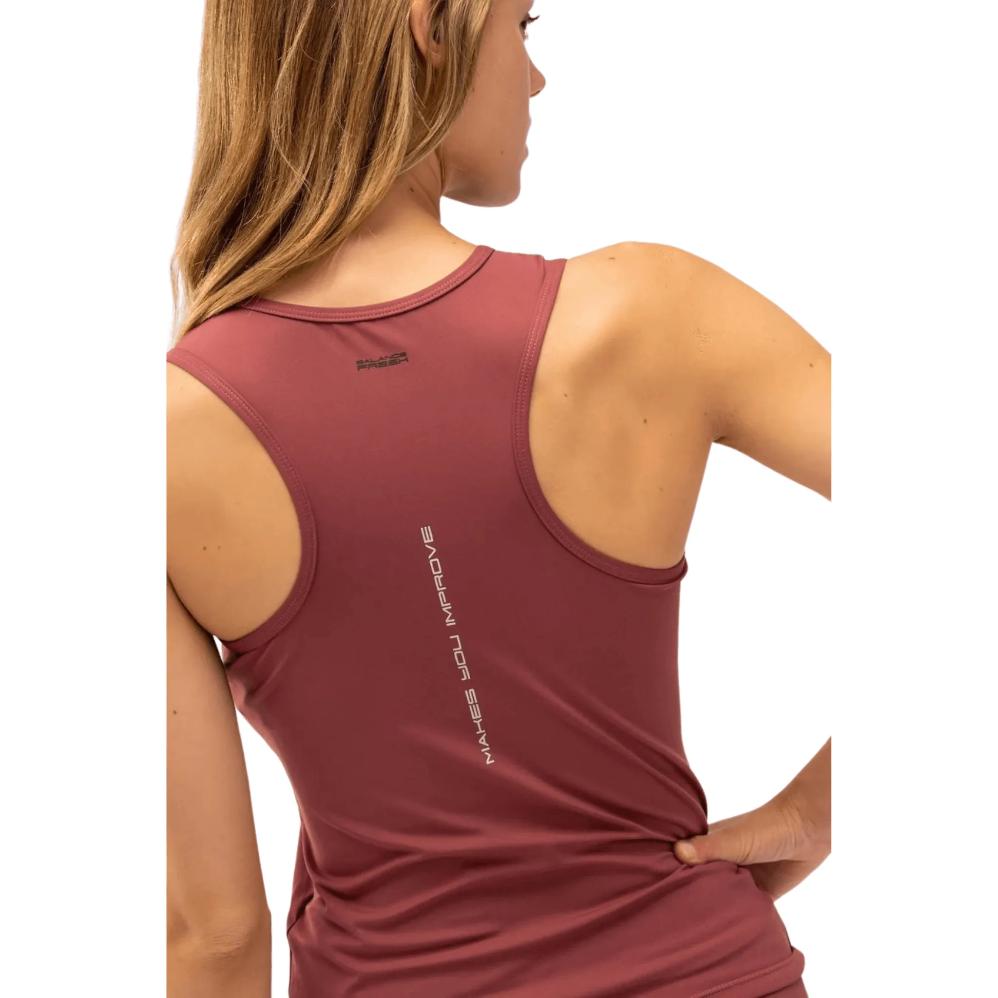 Nox Padel Maroon Women's Round Neck Top