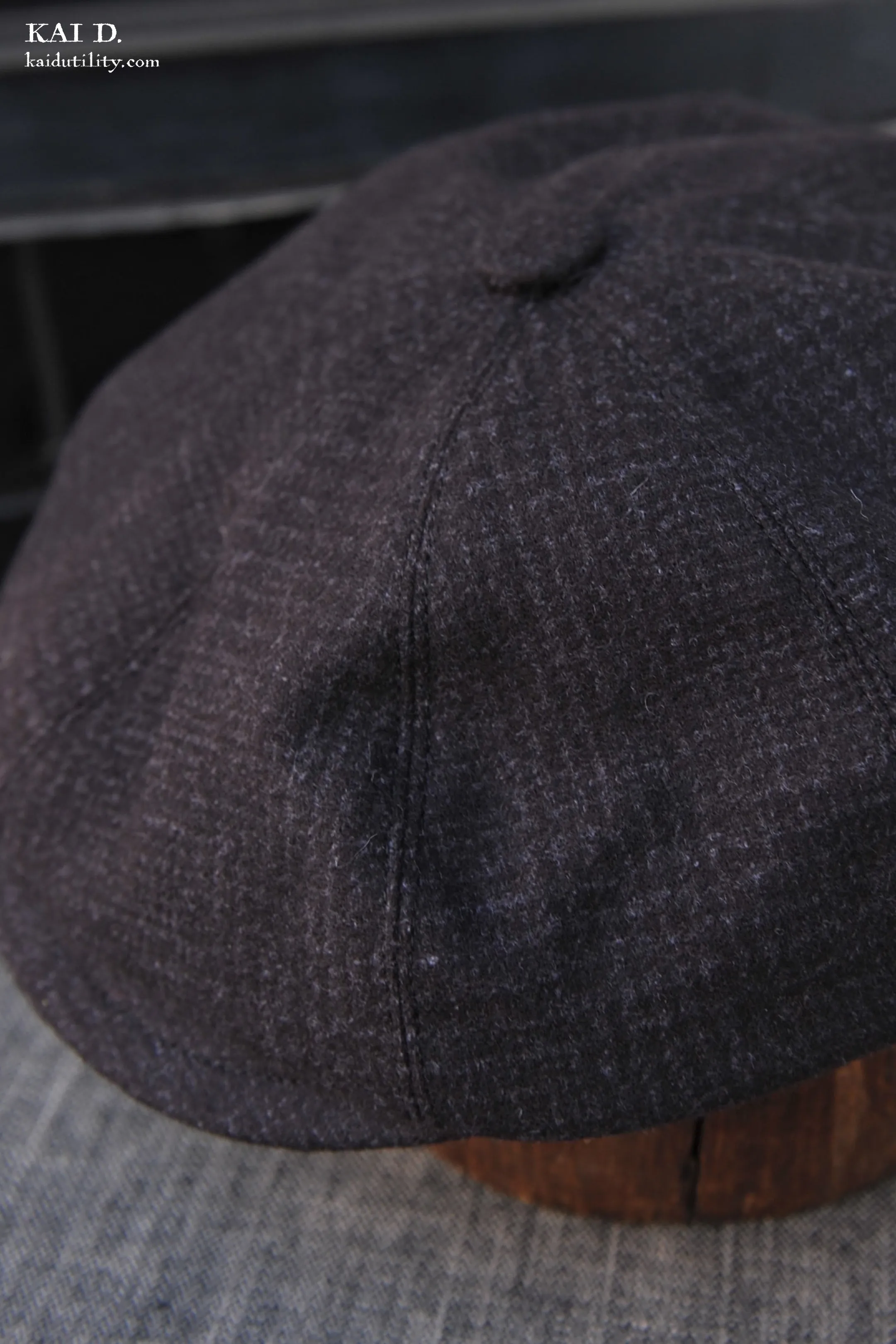 Peaky Hat - Tonal Wool Plaid - M, L, XL