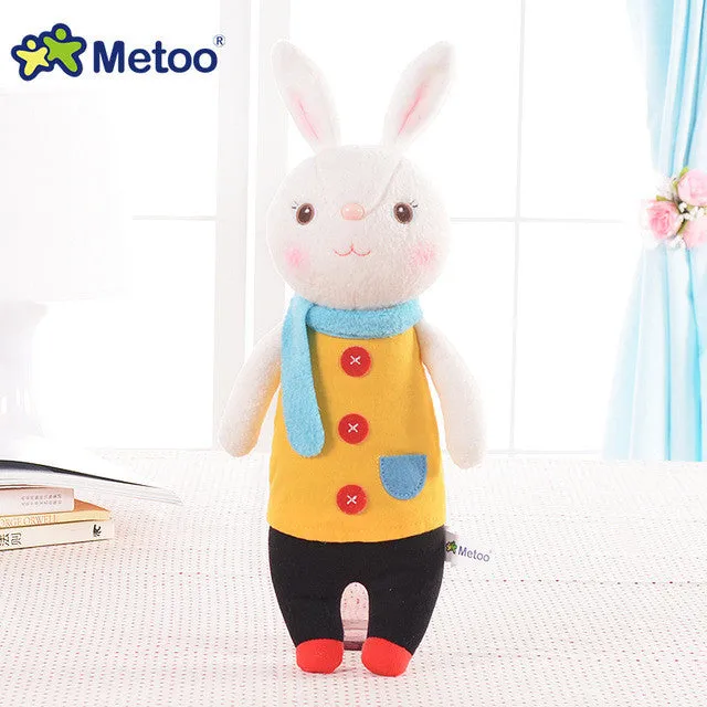 Plush Sweet Cute Lovely Stuffed Baby Kids Toys for Girls Birthday Christmas Gift 11 Inch Tiramitu Rabbits Mini Metoo Doll