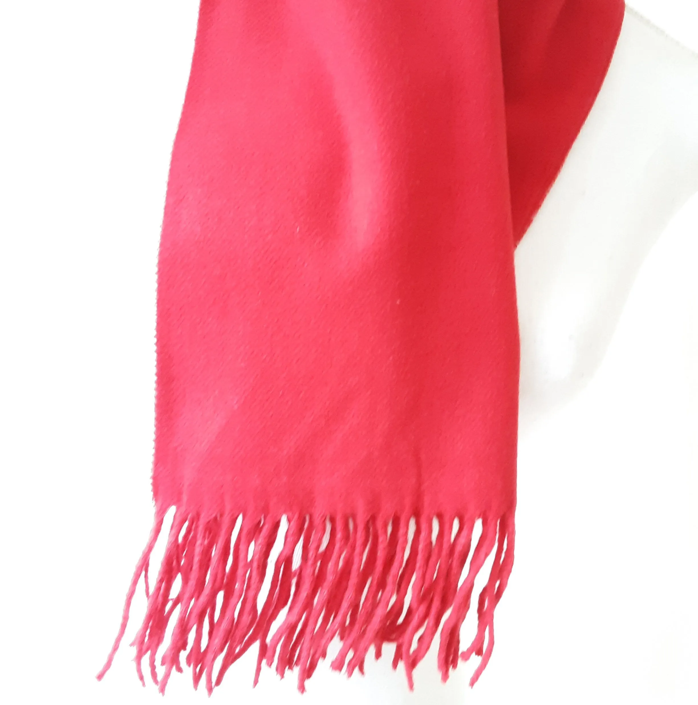 Red Truck Embroidery Cashmere Feel Scarf - Embroidery Shawl, Bridesmaid Gift, Pe