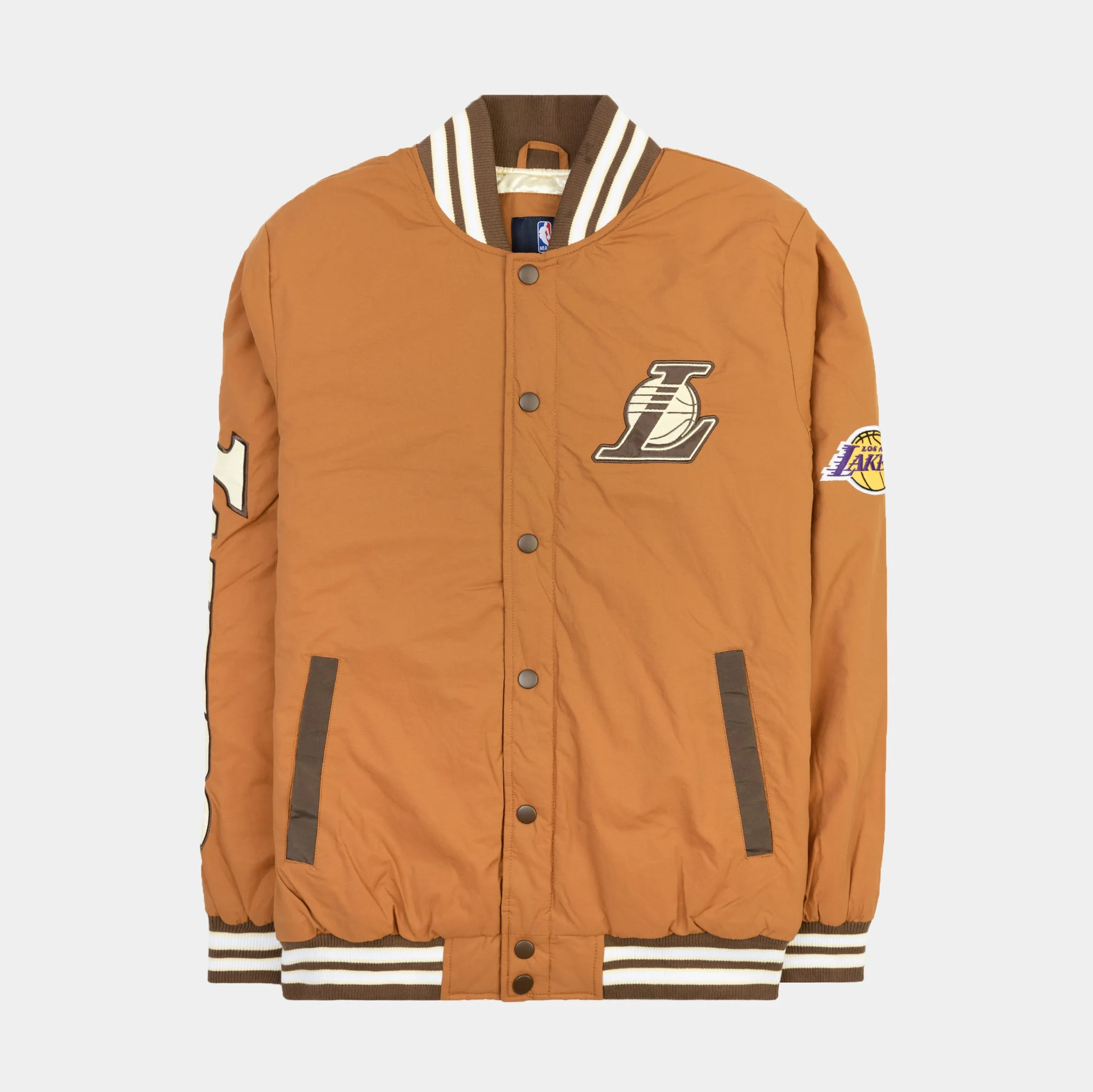 Shoe Palace Exclusive Los Angeles Lakers Mens Jacket (Brown)