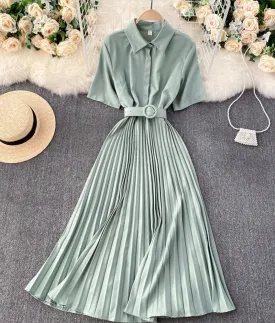 Simple A line dress fashion dress   S66