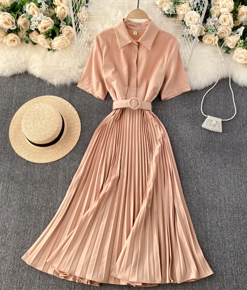 Simple A line dress fashion dress   S66