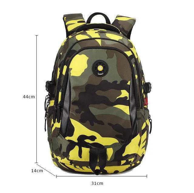 Small Size Fashion Camouflage Kid Backpack Bag School Bags Travel Backpack Bags For Cool Boy And Girl