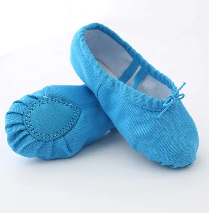 Soft Canvas Ballet Shoes Dance for Girls Kids Children