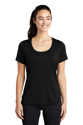 Sport-Tek ® Ladies Posi-UV™ Pro Scoop Neck Tee. LST420