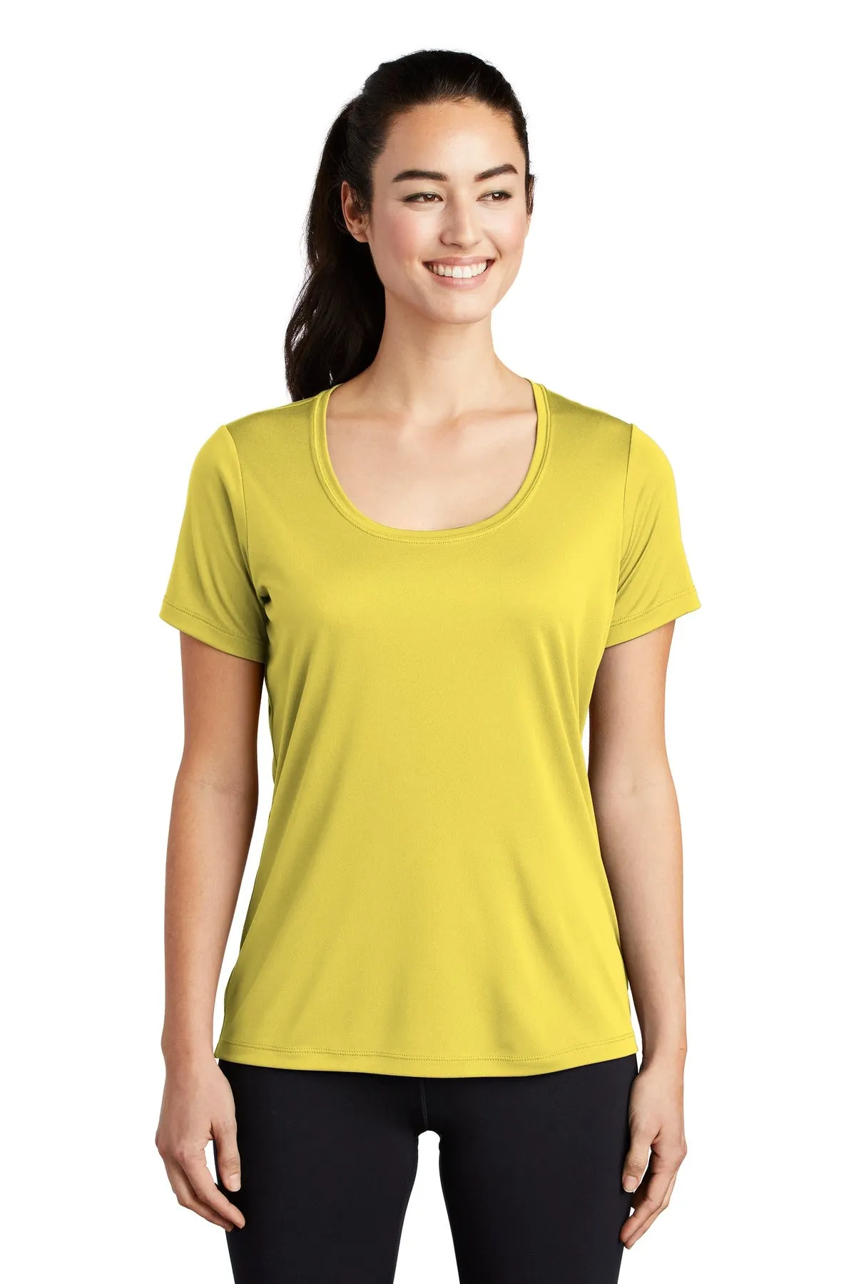 Sport-Tek ® Ladies Posi-UV™ Pro Scoop Neck Tee. LST420