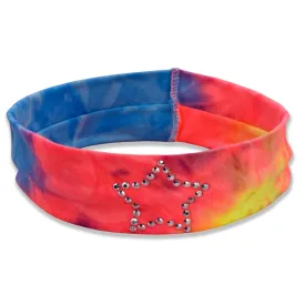 Stretch Tie Dye Rhinestone Headband