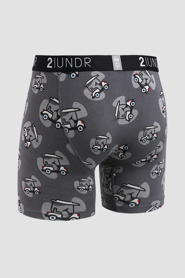 SWING SHIFT BOXER BRIEF - CART PATH GREY