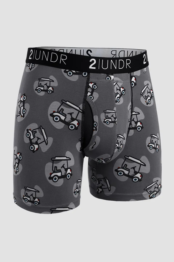 SWING SHIFT BOXER BRIEF - CART PATH GREY