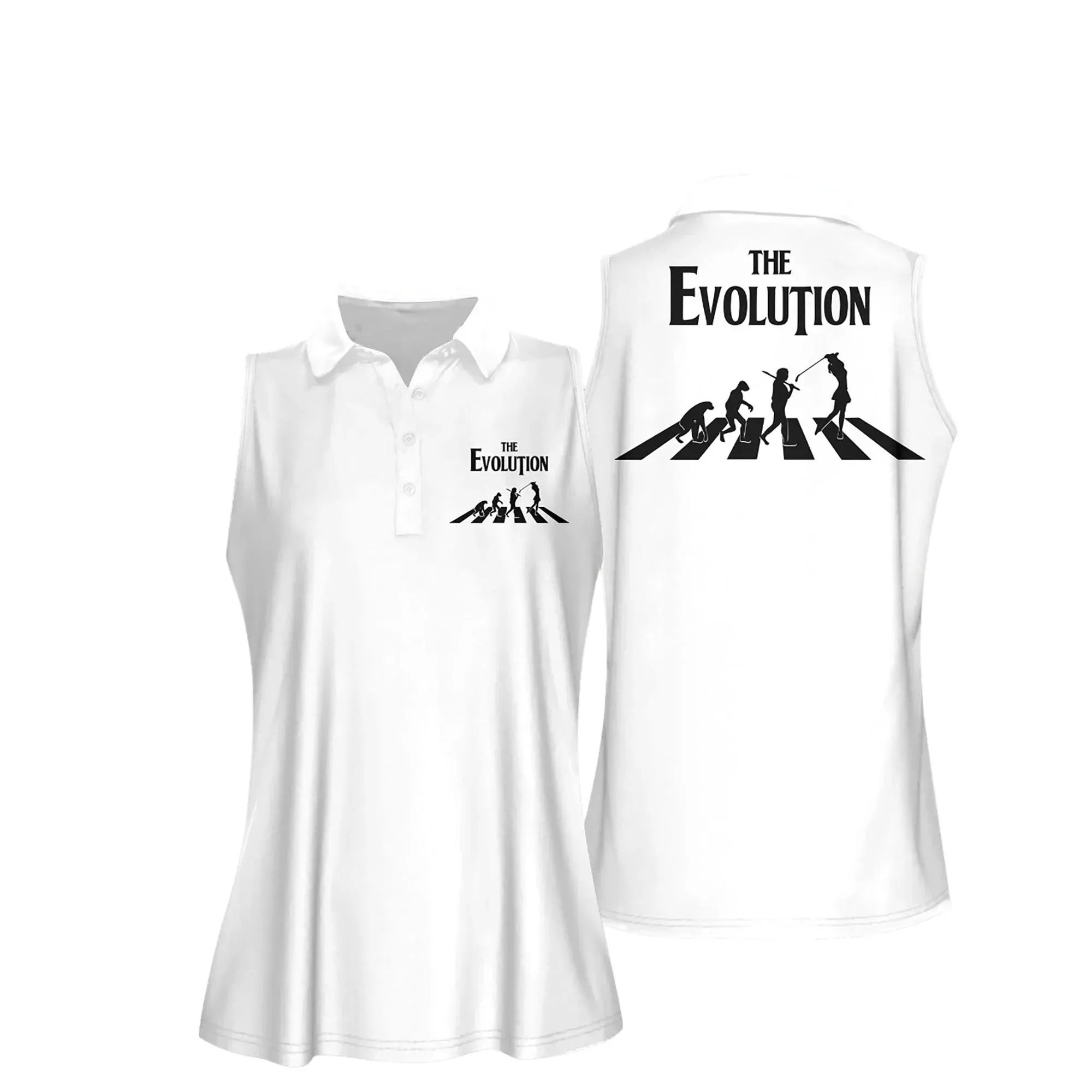 The Evolution Golfer Women Short Sleeve Polo Shirt