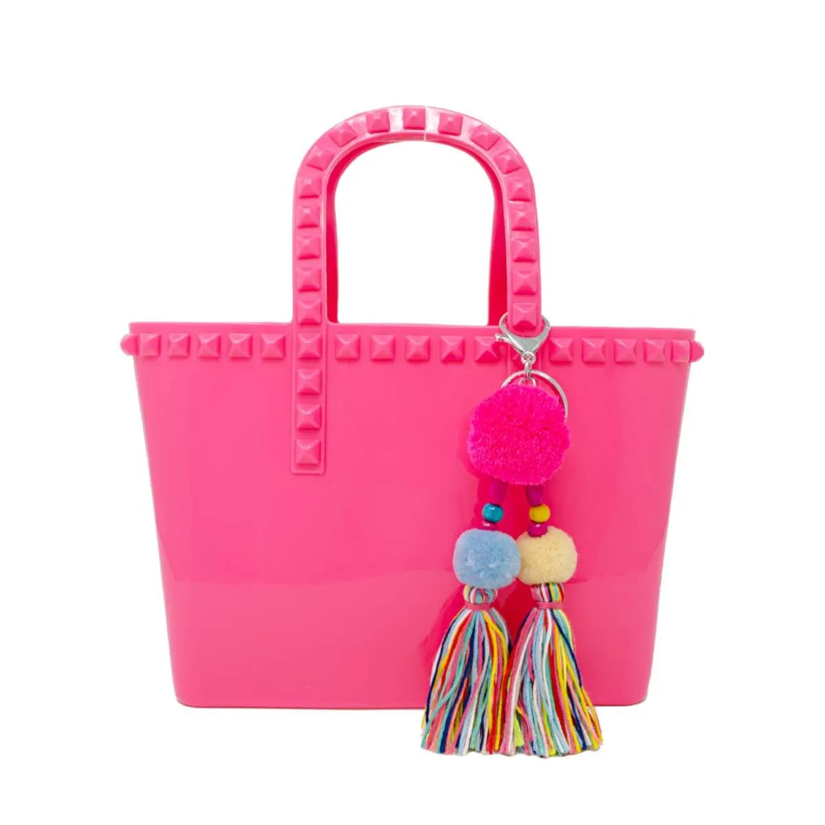 Tote Bag | Tiny Jelly Tote- Hot Pink | Tiny Treats and Zomi Gems