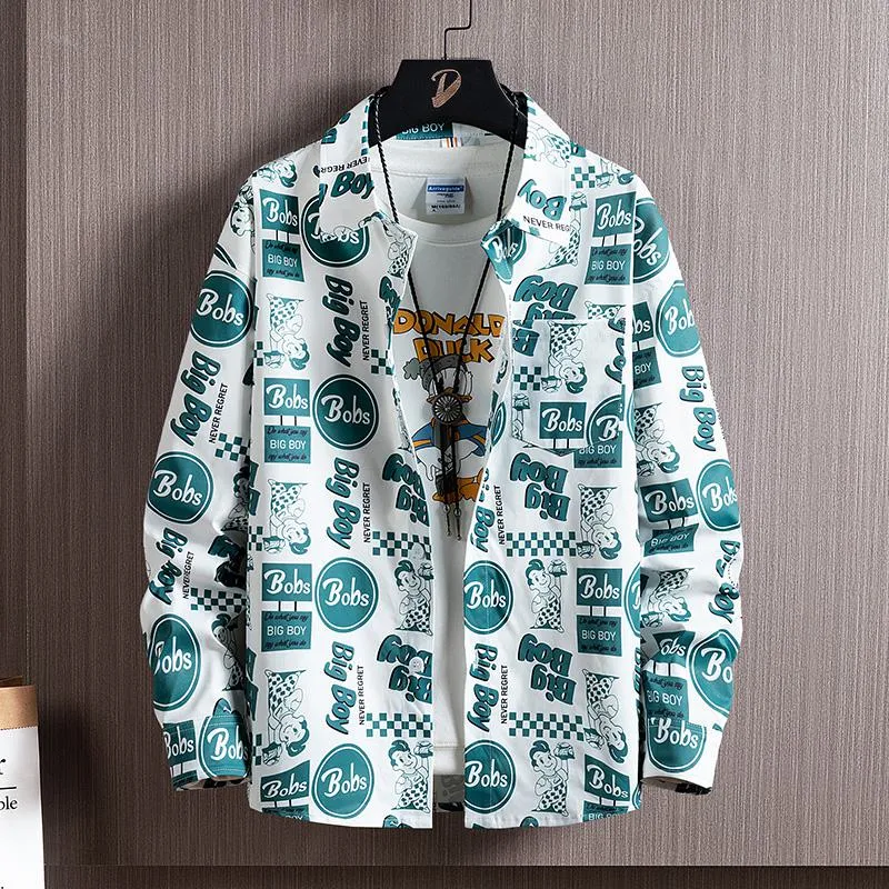 Trendy Print Casual Long Sleeve Shirt