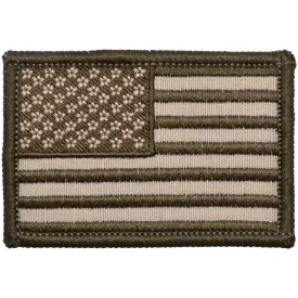 US Flag - 2x3 Patch - Desert Sand w/ Coyote Brown