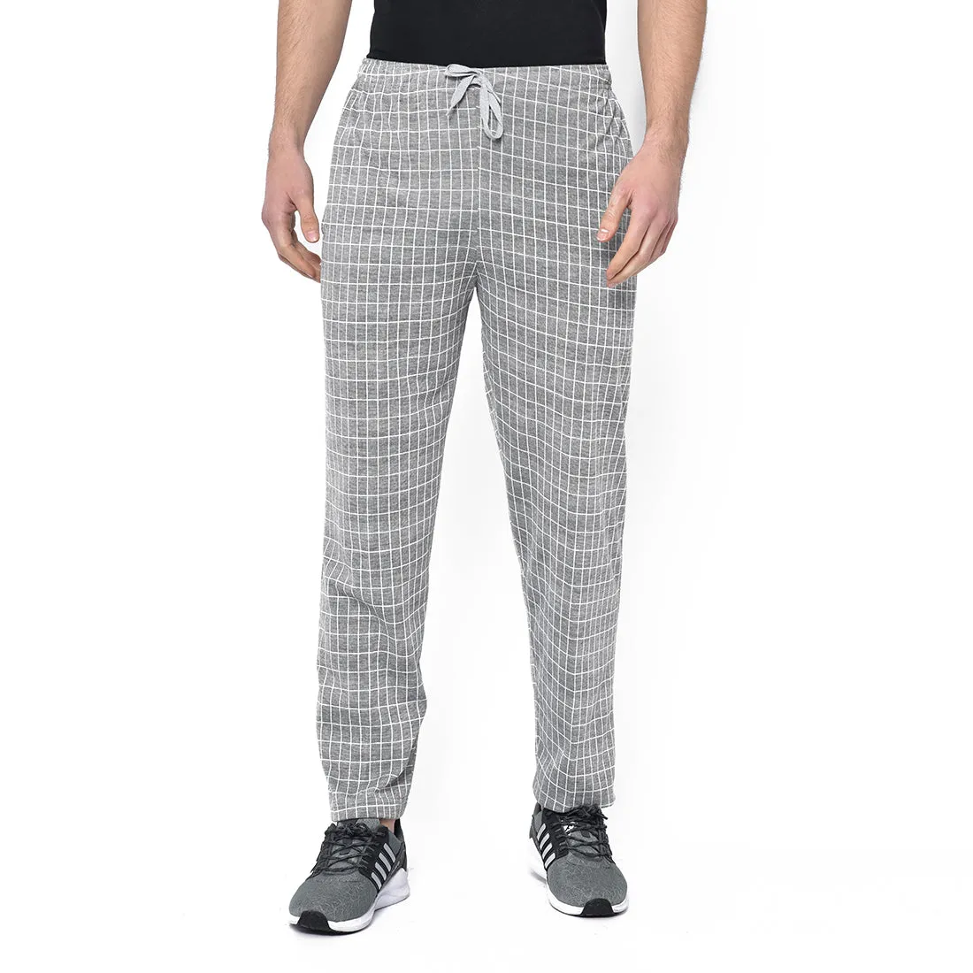 Vimal Jonney Grey Cotton Trackpant For Men's