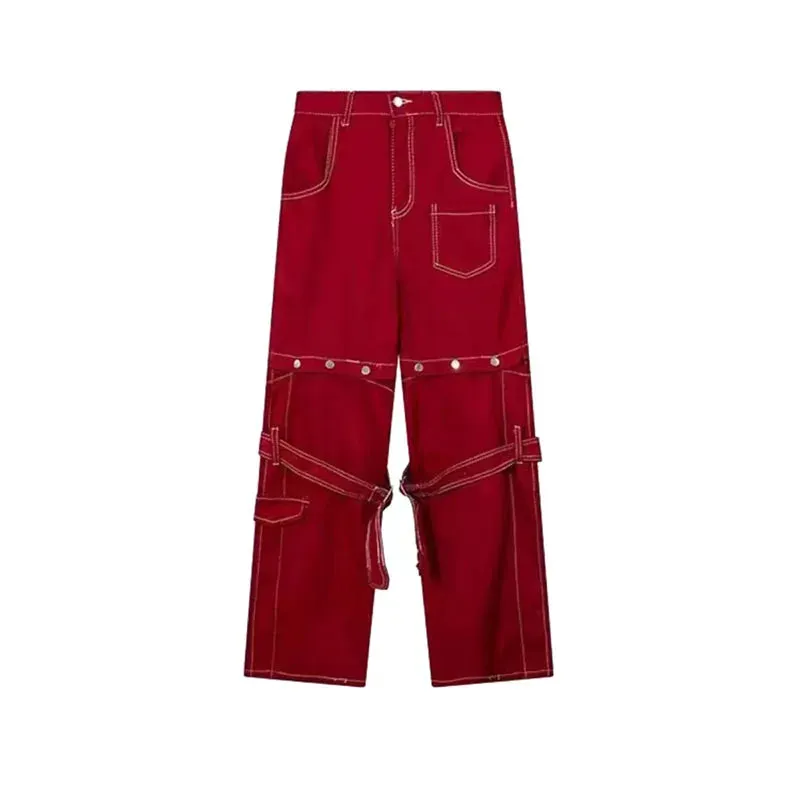 Vintage Red Halloween Pants